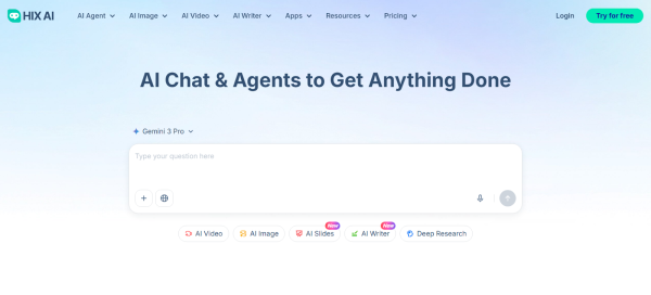 HIX AI Evolves into an All-in-One AI Agent Platform for Creativity and Productivity